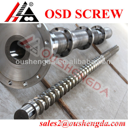 Single PE gas pipe screw barrel for plastic tube extruder